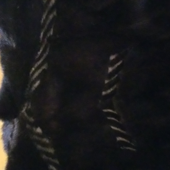 Reversible, Ranch Mink/Water Repellant Nylon Coat - Picture 4 of 9